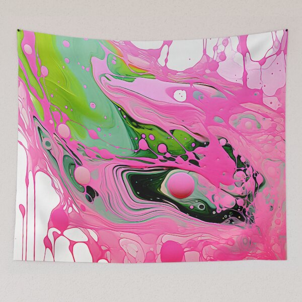 Item preview, Pink Surge: Lively Green Abstract Patterns designed and sold by VectorPlace.