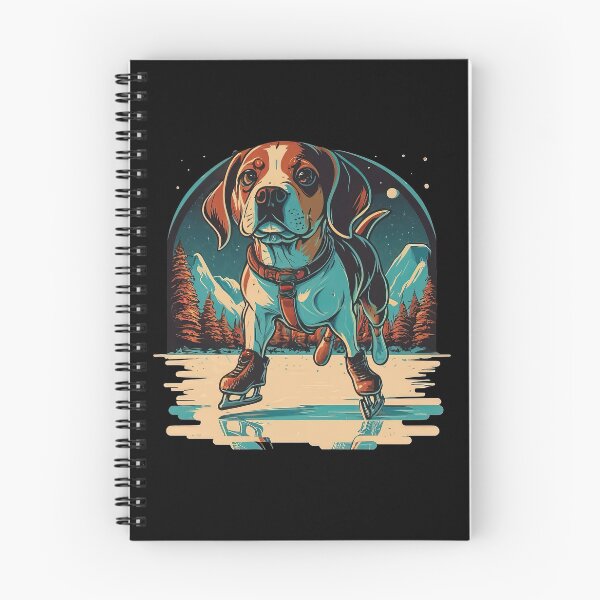Item preview, Winter Ice Skating Beagle designed and sold by MindSmith.
