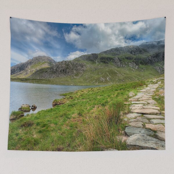 Item preview, Idwal Lake Cwm Idwal Snowdonia Wales designed and sold by AJEvans.