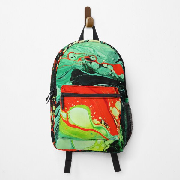 Item preview, Neon Surge: Red and Green Abstract Energy designed and sold by VectorPlace.
