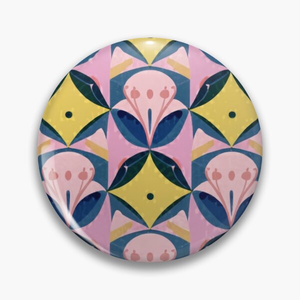 Item preview, Bright Spring / Clear Spring pattern, skin-tone matching, personal color analysis, PCA, geometric floral pattern designed and sold by look4seasons.
