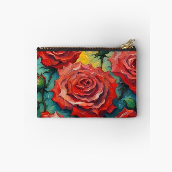 Item preview, Roses painting in Van Gogh style designed and sold by MadamEnne.
