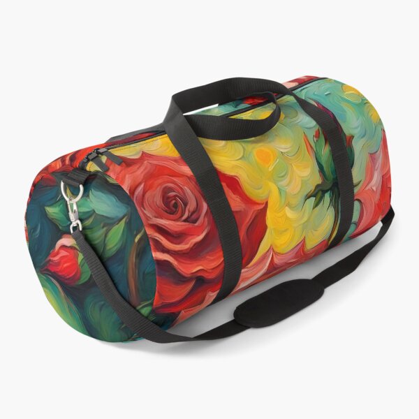 Item preview, Roses painting in Van Gogh style designed and sold by MadamEnne.