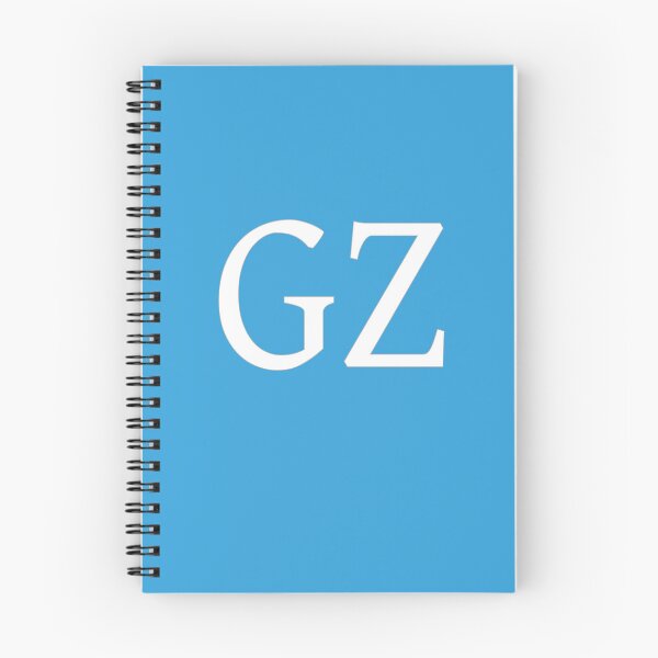 Item preview, GZ Initials Monogram Elegant White Letters designed and sold by Jeallan Designs.