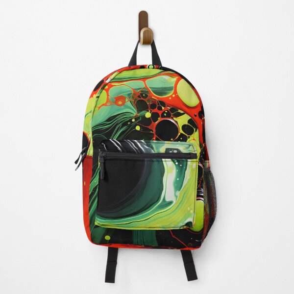 Item preview, Abstract Neon Wilderness: Green, Black, and Red designed and sold by VectorPlace.