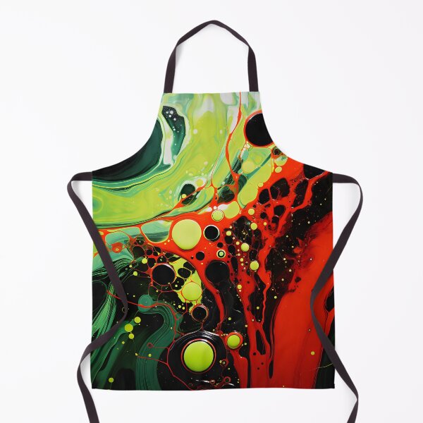 Item preview, Abstract Neon Wilderness: Green, Black, and Red designed and sold by VectorPlace.