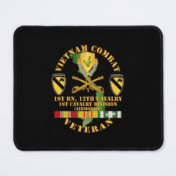 Item preview, Army - Vietnam Combat Cavalry Veteran w 1st Bn - 12th Cav COA - 1st Cav Div X 300 designed and sold by Military Insignia Products.