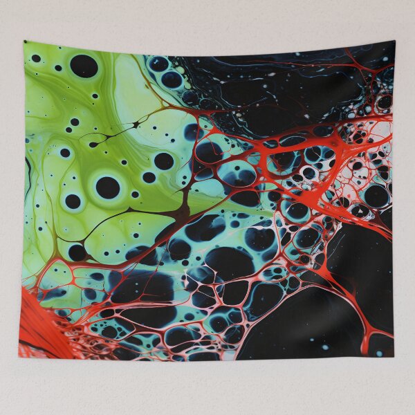Item preview, Radiant Color Fusion: Abstract Red and Green Explosion designed and sold by VectorPlace.