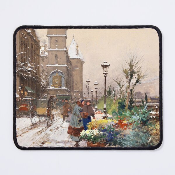 Item preview, Flower Seller (20th century) - Eugène Galien Laloue designed and sold by SALON DES ARTS.