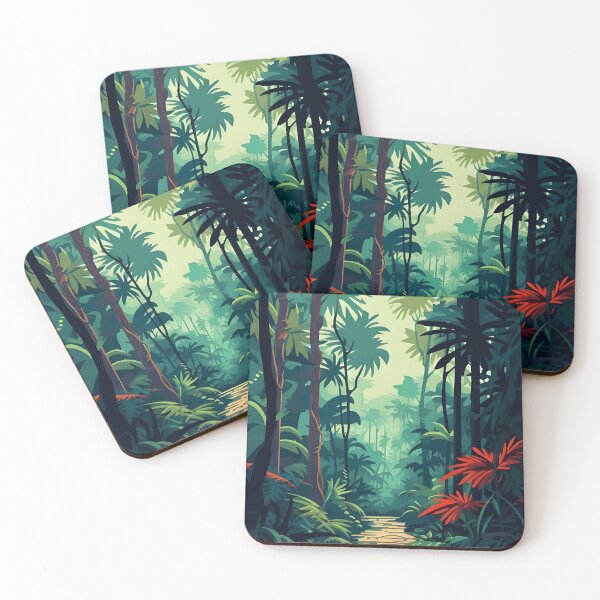 Item preview, Colorful Tropical Rainforest Vibes designed and sold by Bomba Visual.