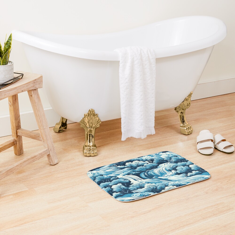 Item preview, Bath Mat designed and sold by purelypatterns.