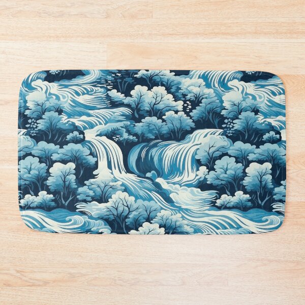 Item preview, Waterfall Pattern, Blue designed and sold by purelypatterns.