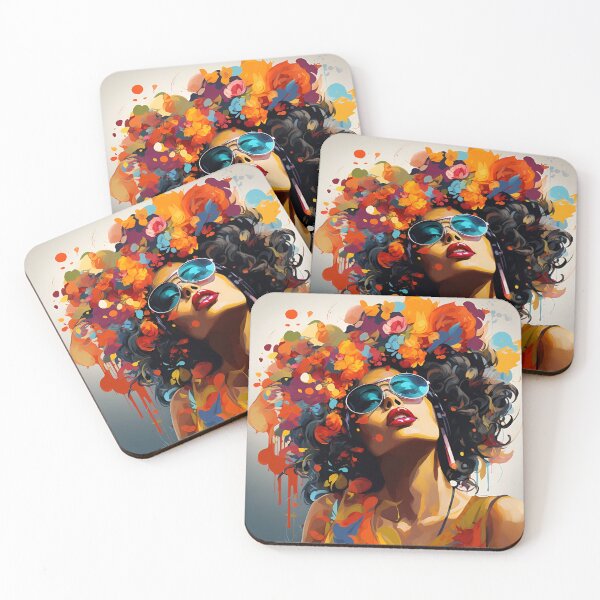 Item preview,  Flores y glamour: Femme Fatale floral Lámina artística designed and sold by ArtCorner10.
