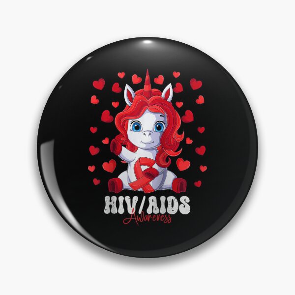 Item preview, HIV AIDS Awareness Month Red Ribbon Unicorn Raglan Baseball Tee designed and sold by defabiosofxs.