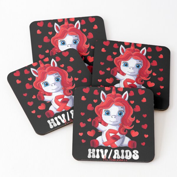 Artikelvorschau, HIV-AIDS-Bewusstseinsmonat Red Ribbon Unicorn Raglan-Baseball-T-Shirt entworfen und verkauft von defabiosofxs.