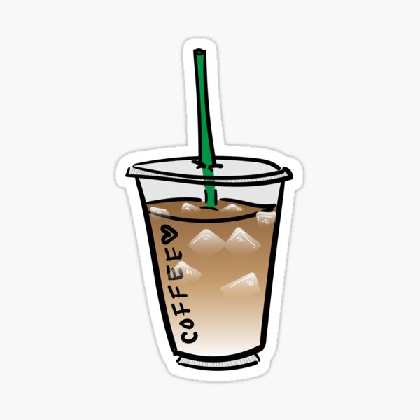  SB Iced Coffee Sticker - Sticker Graphic - Auto, Wall