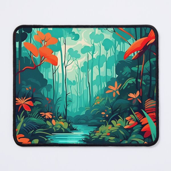 Item preview, Colorful Tropical Forest designed and sold by Bomba Visual.