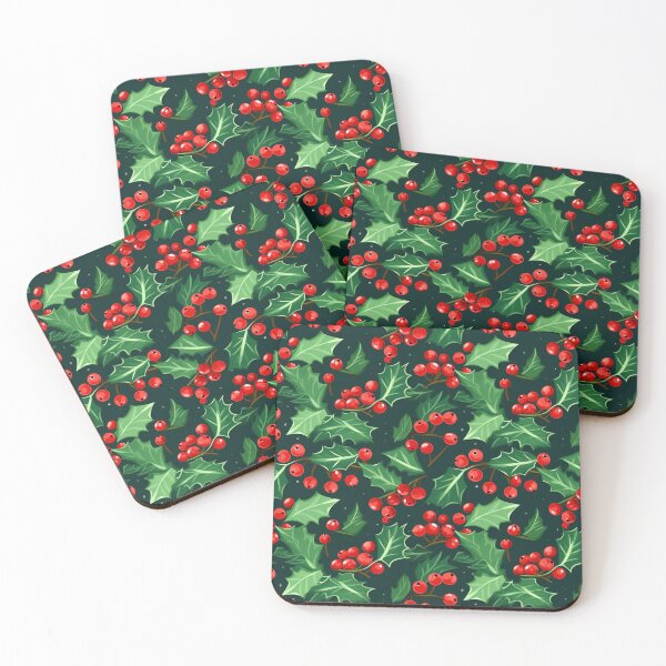 Item preview, Holly Berry Pattern designed and sold by Midnight Garden.