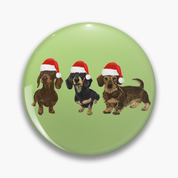 Item preview, Christmas Dachshunds designed and sold by barksandsqueaks.