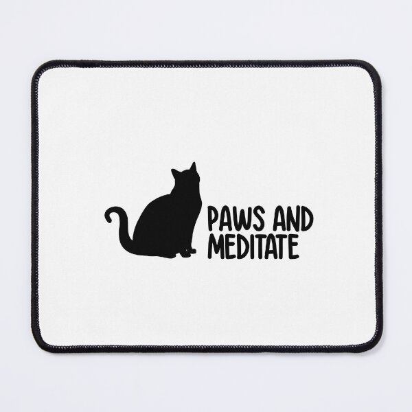 Item preview, Paws and meditate designed and sold by HaveACoolDayCo.