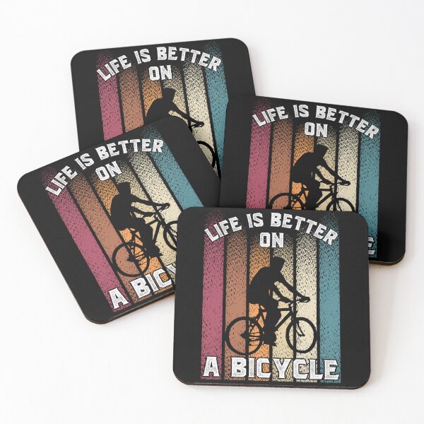 Item preview, Life Is Better On A Bicycle Vintage Cycling Enthusiast designed and sold by Quirky Shirts.