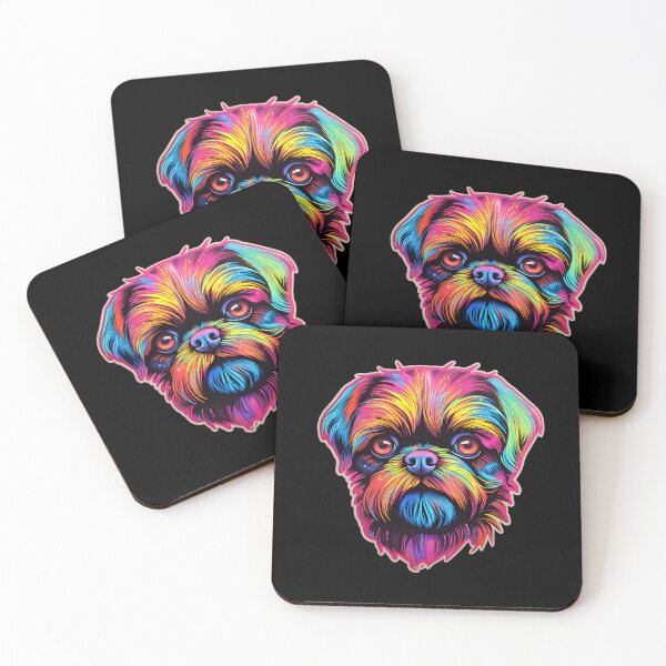 Item preview, Neon Brussels Griffon designed and sold by CUTEDOGGIEZ.