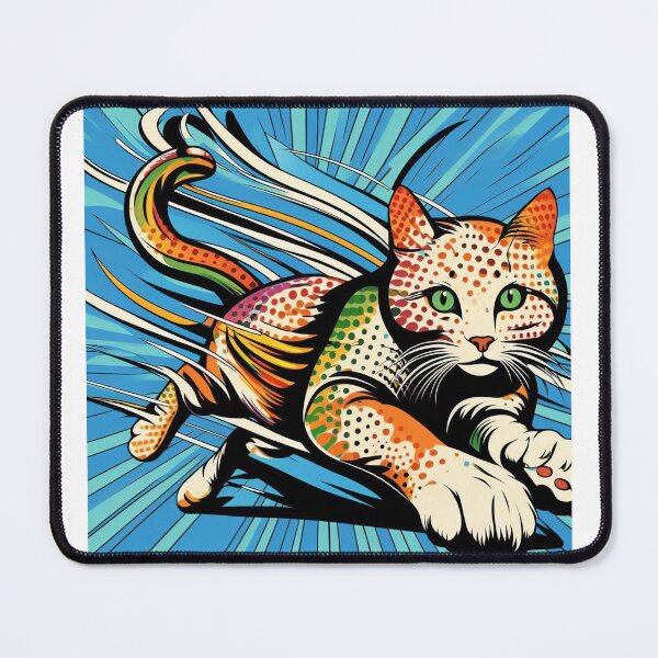 Item preview, Abstract Cat Pop Art designed and sold by siammagicalart.