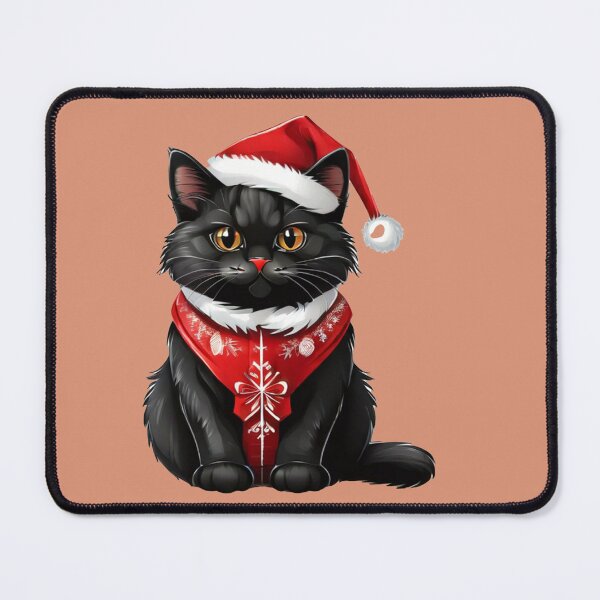 Item preview, Christmas Santa Black Cat designed and sold by Creative.Shop.