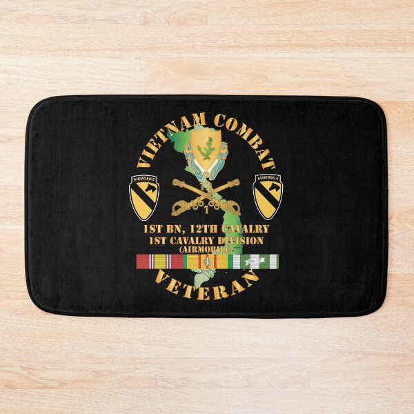 Item preview, Army - Vietnam Combat Cavalry Veteran w 1st Bn 12th Cav DUI - 1st Cav Div X 300 designed and sold by Military Insignia Products.