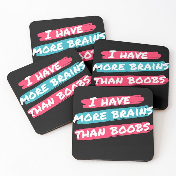 Item preview, more brains than boobs designed and sold by ICU-FIGHT.