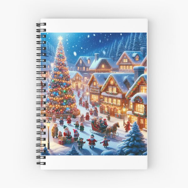 Item preview, Yuletide Glow in the Snowy Hamlet designed and sold by skong01.
