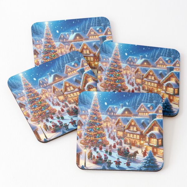 Item preview, Yuletide Glow in the Snowy Hamlet designed and sold by skong01.