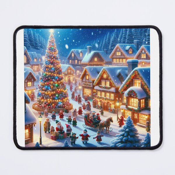 Item preview, Yuletide Glow in the Snowy Hamlet designed and sold by skong01.