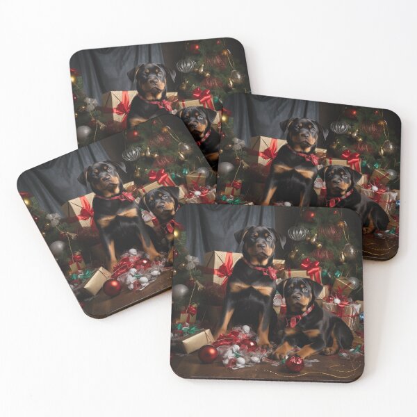 Item preview, Christmas Rottweilers designed and sold by Samuelsboro.
