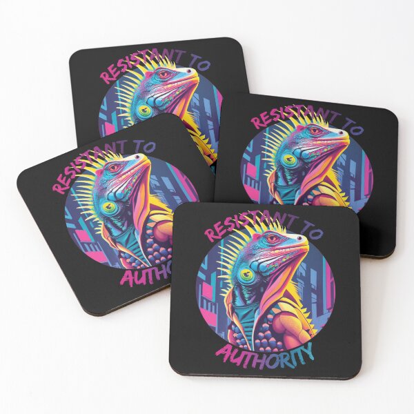 Item preview, Colorful lizard - Resistant to authority designed and sold by HarridanCreates.