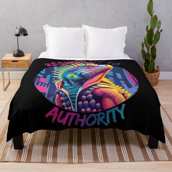 Item preview, Colorful lizard - Resistant to authority designed and sold by HarridanCreates.