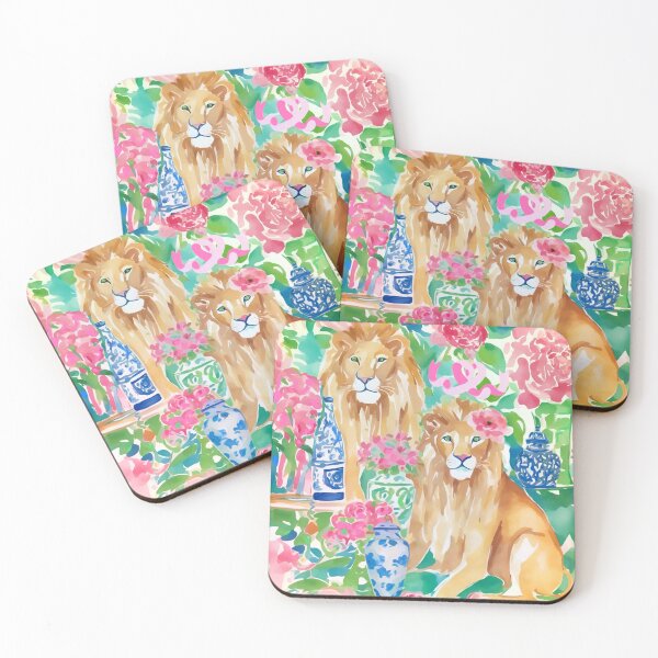 Item preview, Preppy couple of lions  designed and sold by SophieClimaArt.