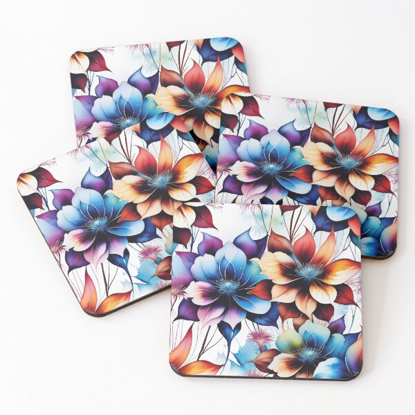 Item preview, Colorful flowers designed and sold by AIartistIT.