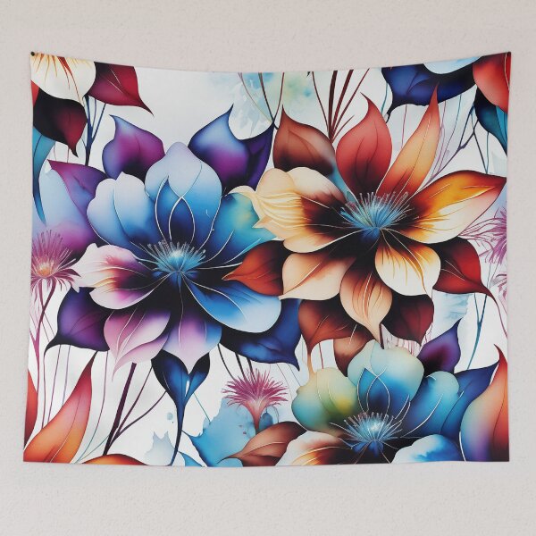 Item preview, Colorful flowers designed and sold by AIartistIT.