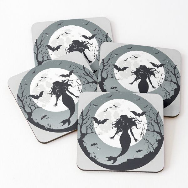 Item preview, Beautiful Mermaid in the Moonlight designed and sold by Planetporridge.