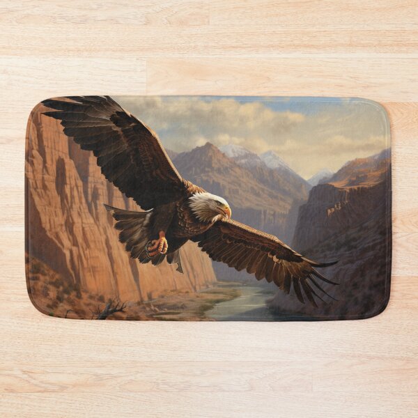 Item preview, Canyon Majesty: Eagle in Flight designed and sold by delohill.