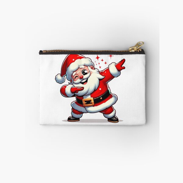 Item preview, Santa Dabbing, Festive Fun, Christmas Humor, Whimsical Santa, Holiday Cheer, Modern Yuletide designed and sold by plussorn.