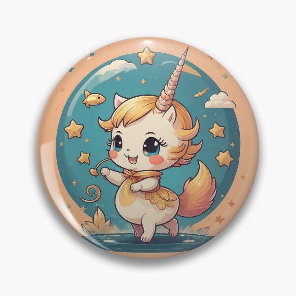 Item preview, Goldfish-unicorn designed and sold by HappyCuteness.