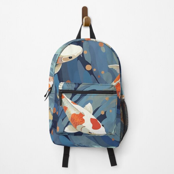 Item preview, Koi Whirl | Graffiti-Inspired Aquatic Pattern designed and sold by Brand Uno Studio.