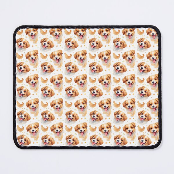 Item preview, cute dog face seamless designed and sold by MySon78.