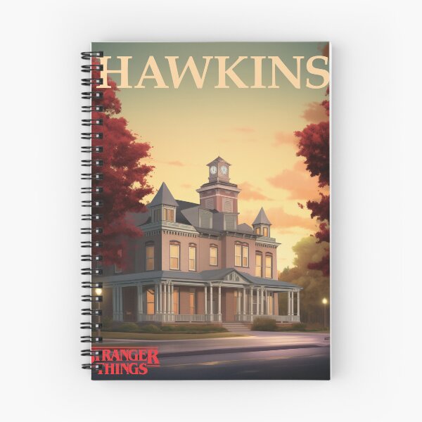 Item preview, Arte del cartel de Hawkins Stranger Things designed and sold by LLartstation.