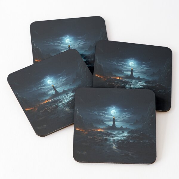 Item preview, Full Moon Lighthouse designed and sold by Dawn van Doorn.