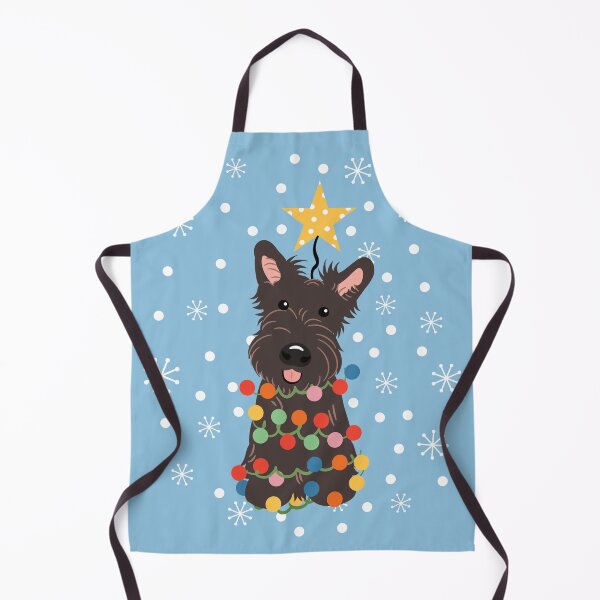 Item preview, Brindle Scottish Terrier Scottie Dog Christmas Tree designed and sold by Lulupainting.