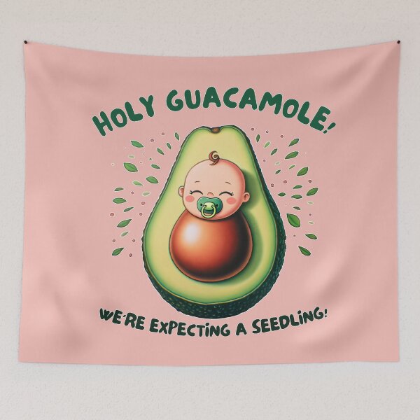 Item preview, Pregnancy Announcement, Holy Guacamole, We're Expecting A Seedling designed and sold by wazhyp.