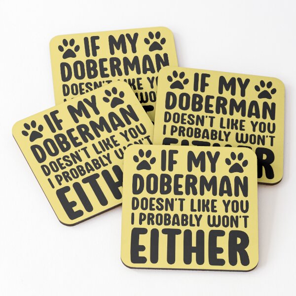 Item preview, If My Doberman Doesnt Like You Funny Dog designed and sold by kamrankhan.